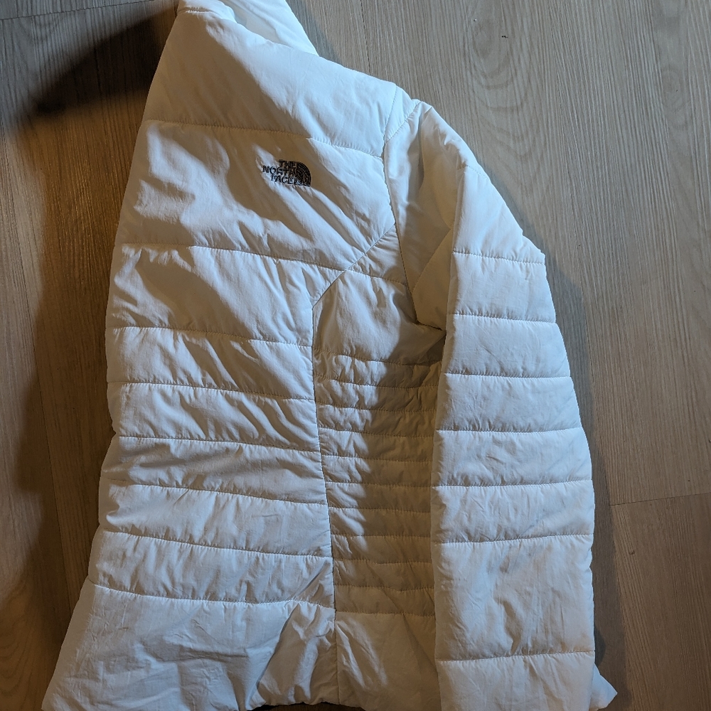 North Face White Buffer Jacket - image 5
